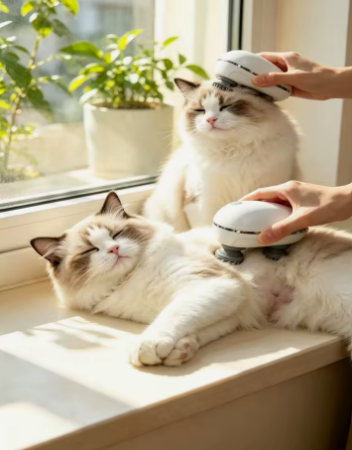 Masseur Électrique Premium pour Chiens & Chats – Relaxation & Bien-être au Quotidien