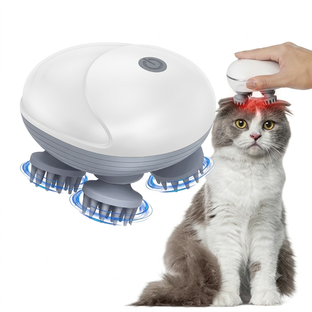 Masseur Électrique Premium pour Chiens & Chats – Relaxation & Bien-être au Quotidien